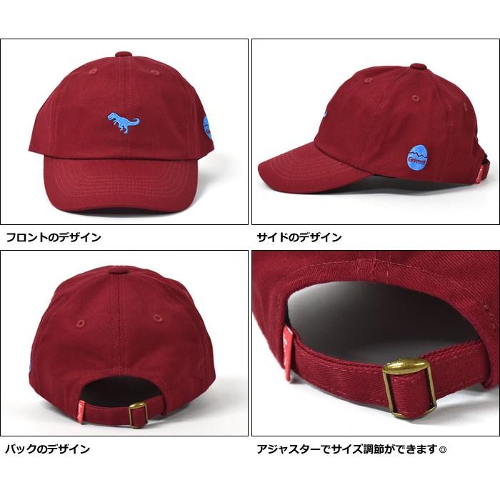 キャップ 帽子 キッズ 子供 子ども こども 女の子 男の子 おしゃれ コットン 恐竜 ダイナソー 刺繍 ローキャップ Mu Cap 025 K Rana ラナ 通販 Yahoo ショッピング