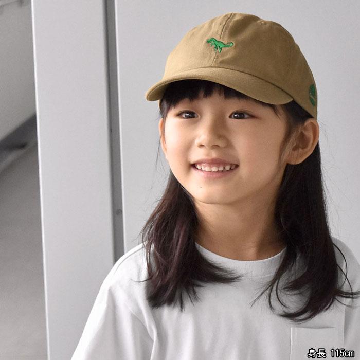 キャップ 帽子 キッズ 子供 子ども こども 女の子 男の子 おしゃれ コットン 恐竜 ダイナソー 刺繍 ローキャップ Mu Cap 025 K Rana ラナ 通販 Yahoo ショッピング