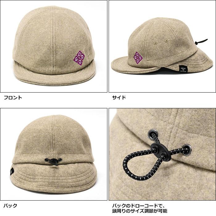 メルトン ダブルバイザー キャップ メンズ 帽子 おしゃれ フェス