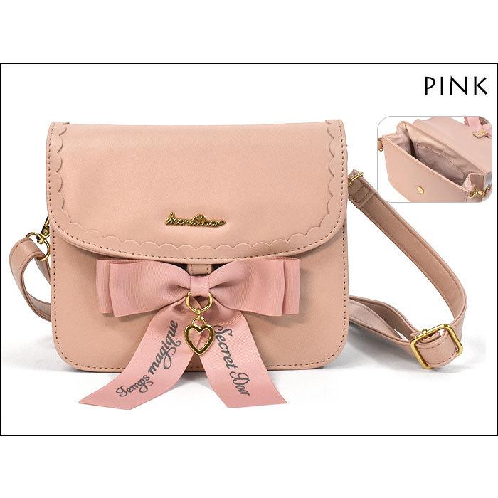 ショルダーバッグ 子供 子供用 キッズ 女の子 女子 小学生 中学生 高校生 大学生 おしゃれ 斜めがけ 小さめ かっちり ガーリー リボン ミニショルダーバッグ Pa Bag 158 K Rana ラナ 通販 Yahoo ショッピング