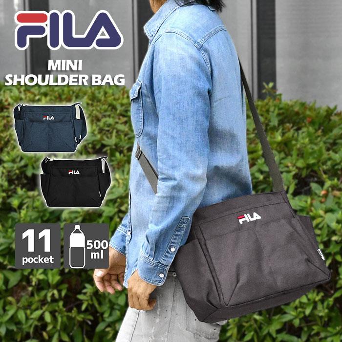 FILA（フィラ） ショルダーバッグ メンズ 斜めがけバッグ 大きめ