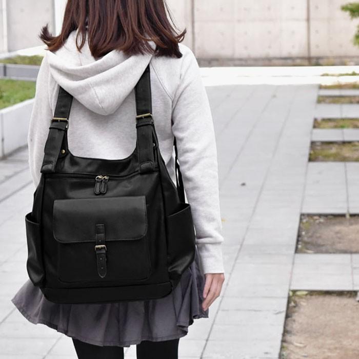 リュック リュックサック レディース おしゃれ 通学 女子 学生 大容量 フェイクレザー 2way H型リュック Sf Bag 07 Rana ラナ 通販 Yahoo ショッピング