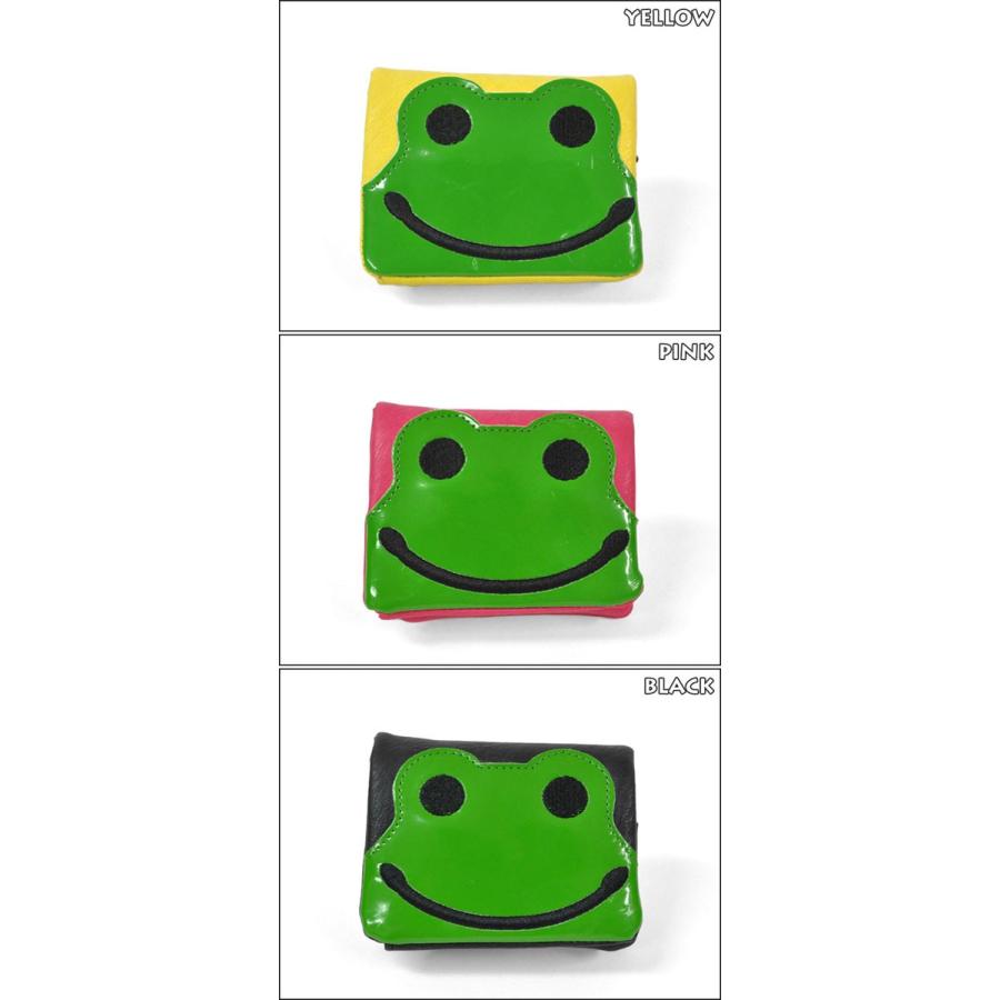 訳あり】 財布 メンズ 小さめ おしゃれ 二つ折り財布 カエル 二つ折り