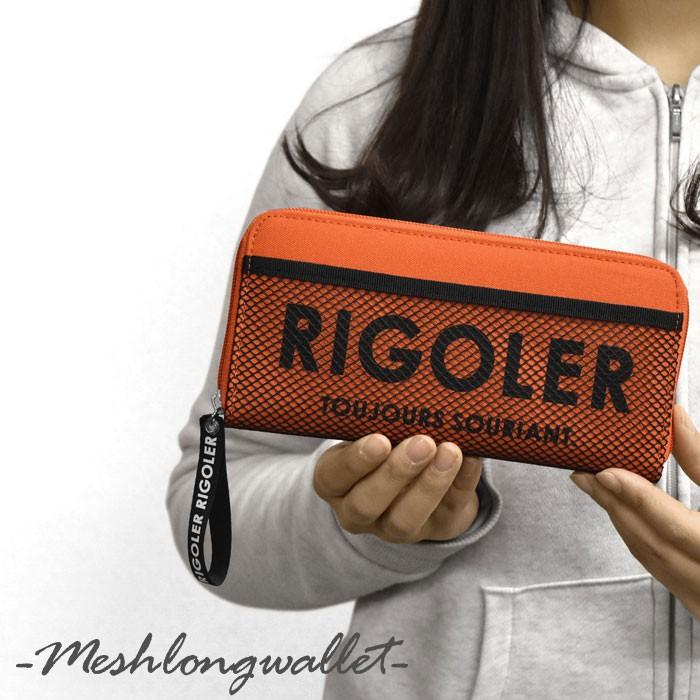 長財布 財布 レディース おしゃれ ナイロンキャンバス ロゴ メッシュ