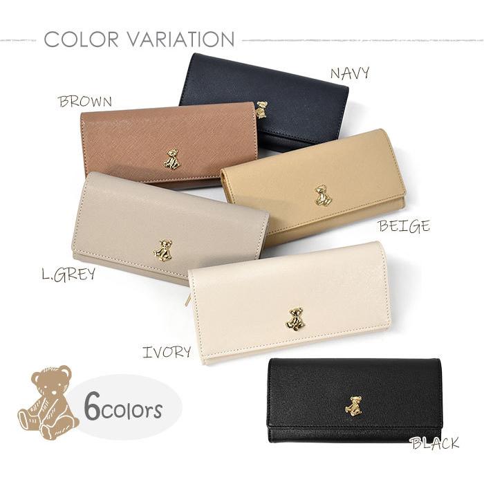 財布 長財布 子供 子供用 こども キッズ 女の子 女子 小学生 中学生 高校生 大学生 学生 おしゃれ かぶせ フェイクレザー くま プレート フラップ Ss Wa 019 K Rana ラナ 通販 Yahoo ショッピング