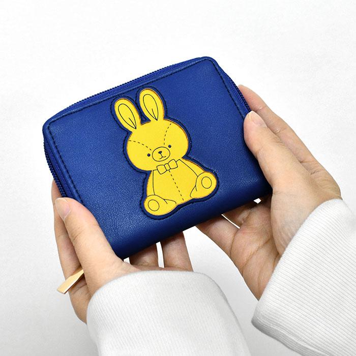 【未使用品】カナヘイ✕Kitamura 二つ折り財布(うさぎ&ピスケ) カナヘイの小動物】Kitamura 二つ折り財布（ピスケ＆うさぎ