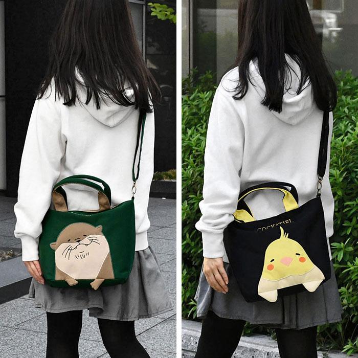 トートバッグ レディース おしゃれ 小さめ スウェット アニマル
