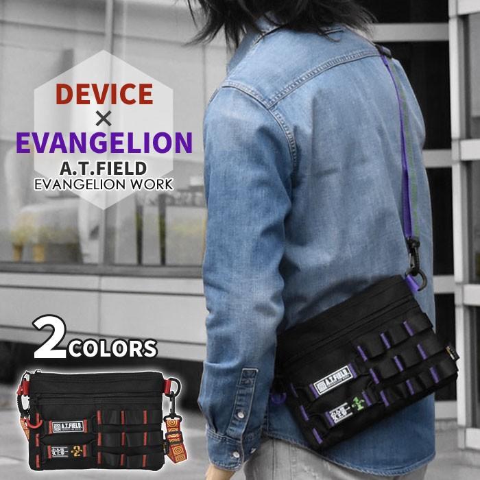 ショルダーバッグ メンズ 斜めがけ おしゃれ 小さめ ミニショルダーバッグ グッズ Device A T Field エヴァンゲリオン コーデュラナイロン サコッシュバッグ 定番のお歳暮 冬ギフト