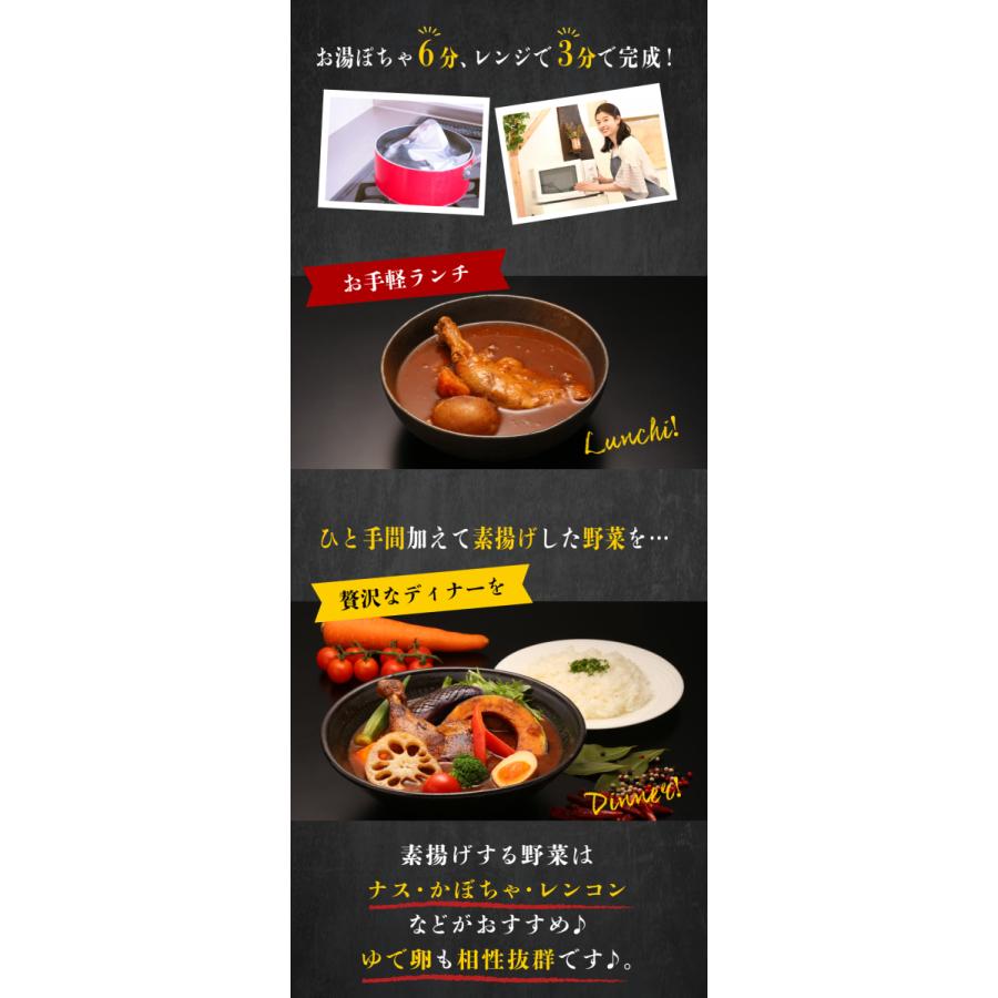 【送料無料】絶品チキンの札幌スープカレー 2食セット スープカレー レトルト 人気 スパイスカレー チキンレッグ 北海道 保存食 非常食 おとりよせグルメ |  | 11