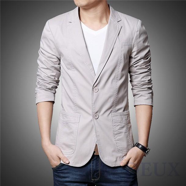 テーラードジャケット メンズ 秋 春 スリム 夏 ジャケット ビジネス 紳士 アウター 通勤 Deux0314 Deux 通販 Yahoo ショッピング