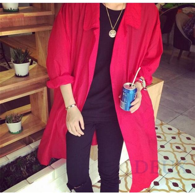 トレンチコート メンズ 薄手 ロング丈 アウター 秋 Uvカット ラッシュガード ジャケット 夏 Deux0471 Deux 通販 Yahoo ショッピング