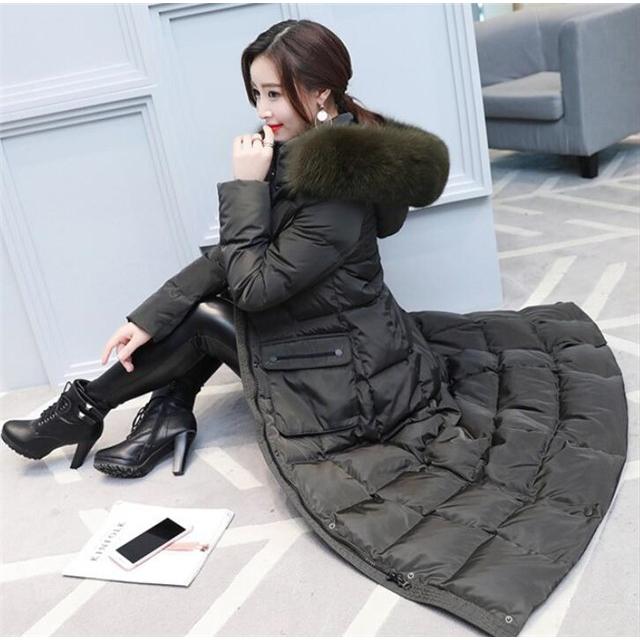 売り公式店 ダウンジャケット レディース 超ロング ファー付き ダウンコート フード リアルファー アウター ロングコート 冬 防寒 上品 着痩せ オンライン通販 Www Superavila Com