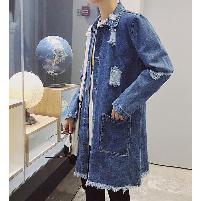 トレンチコート メンズ デニムコート カジュアル ロング スプリング デニムジャケット アウター 春 ジャケット 19 Deux1214 Deux 通販 Yahoo ショッピング