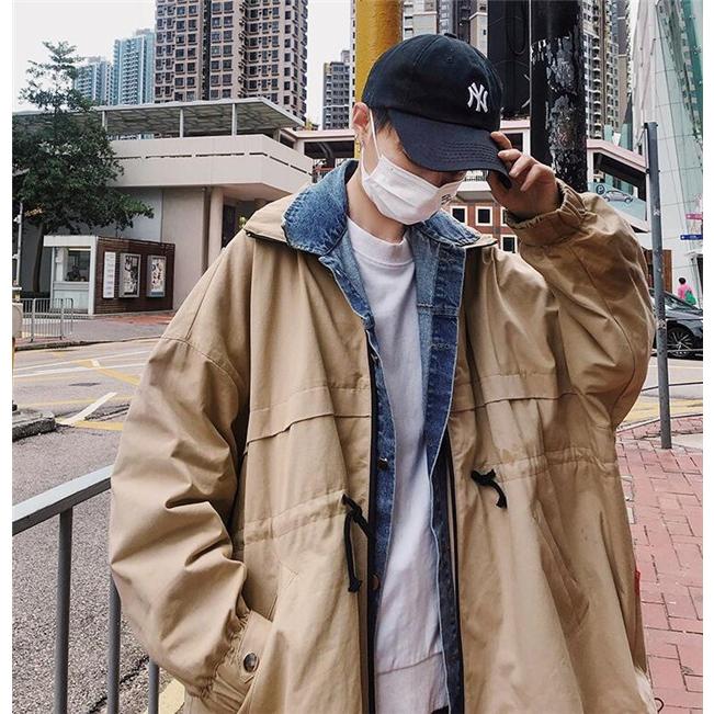 ジャケット メンズ カジュアル 重ね着風 春 トップ アウター ミリタリー 19 おしゃれ 春コート 大きいサイズ Deux1260 Deux 通販 Yahoo ショッピング