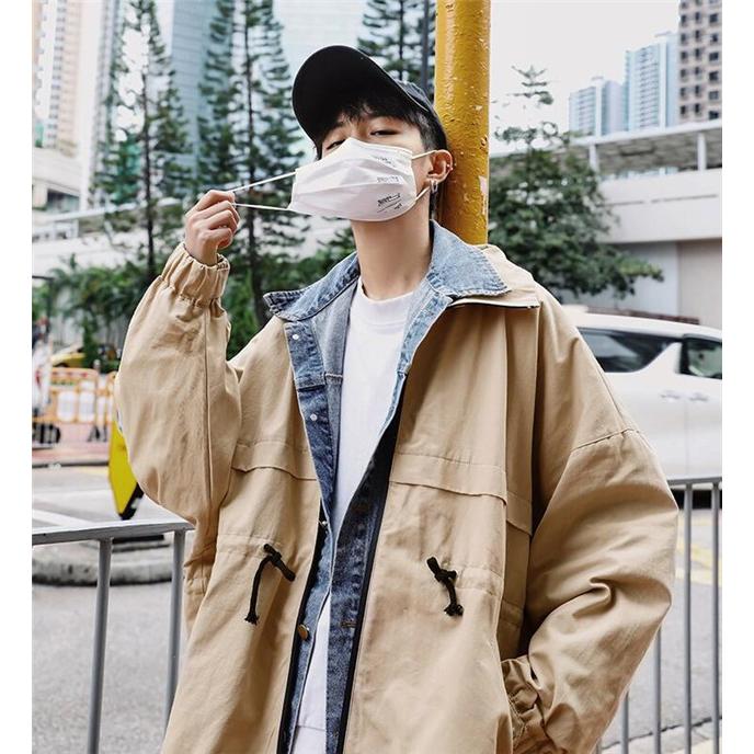 ジャケット メンズ カジュアル 重ね着風 春 トップ アウター ミリタリー 19 おしゃれ 春コート 大きいサイズ Deux1260 Deux 通販 Yahoo ショッピング