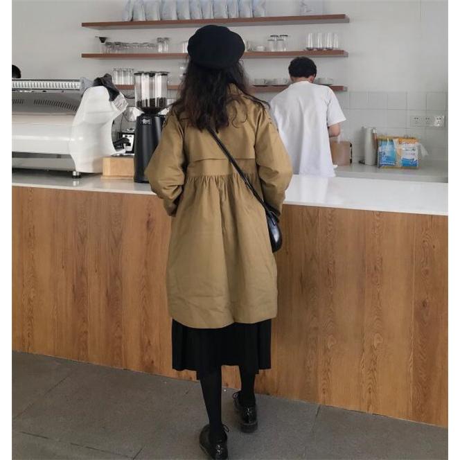 ステンカラーコート トレンチコート レディース スプリングコート 秋 春コート ロングコート ジャケット アウター 19 代 30代 40代 40代 50代 Deux2100 Deux 通販 Yahoo ショッピング