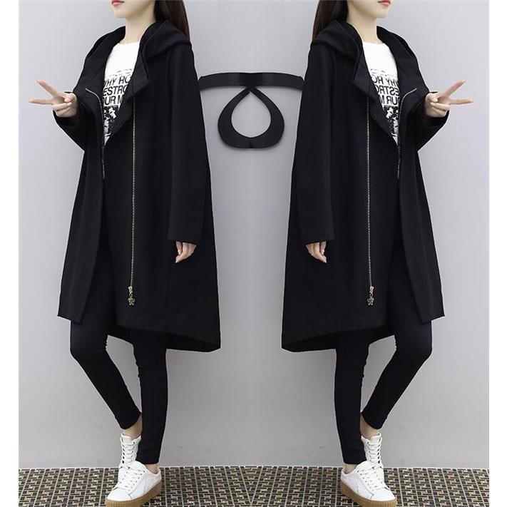 トレンチコート レディース スプリングコート 落ち感 フード付き ロングコート 春 コート カジュアルコーデ 着痩せ アウター シンプル Deux2707 Deux 通販 Yahoo ショッピング