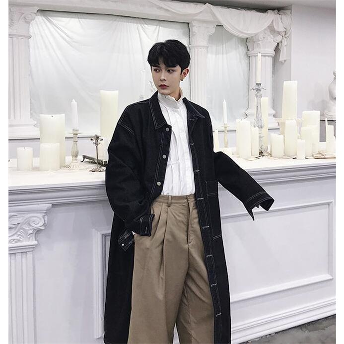 トレンチコート メンズ デニムコート カジュアル ロング スプリング デニムジャケット アウター 春 ジャケット Deux2717 Deux 通販 Yahoo ショッピング