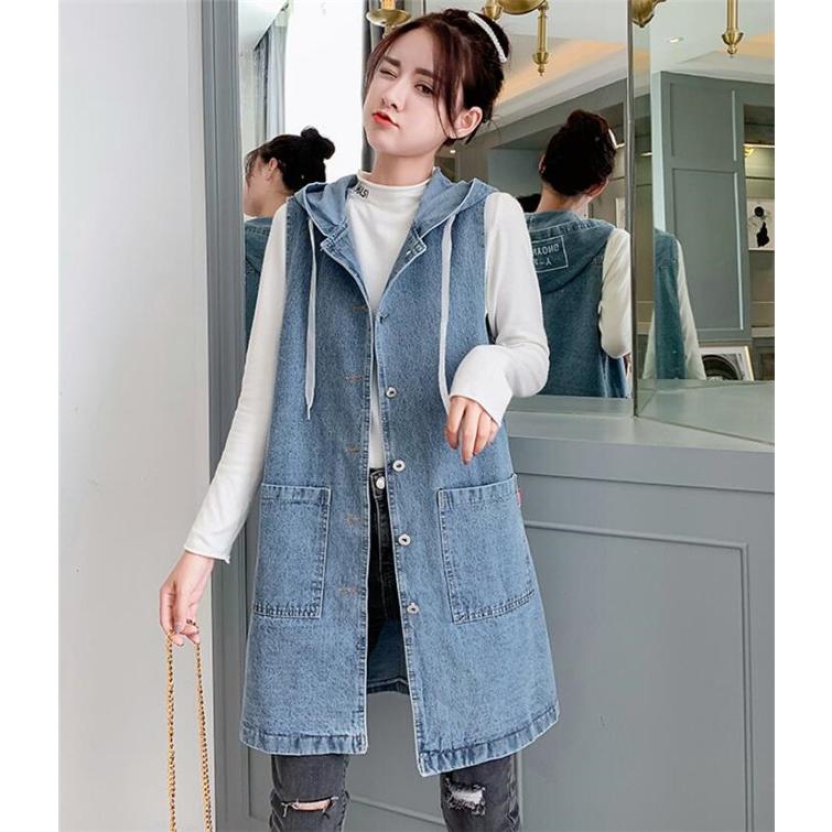 トレンチコート レディース デニムベスト スプリングコート デニム フード付き ロングコート 春 コート カジュアルコーデ 着痩せ アウター 代 30代 40代 Deux2741 Deux 通販 Yahoo ショッピング