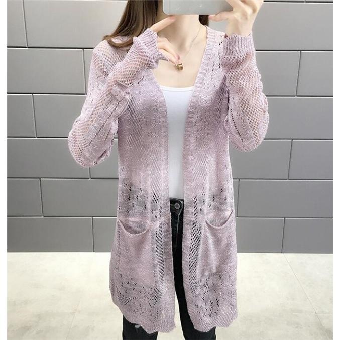 カーディガン レディース サマーニット ニット ロング丈 薄手 ロングカーディガン Uvカット トップス ニットカーディガン 春 夏 代 30代 40代 50代 Deux2922 Deux 通販 Yahoo ショッピング