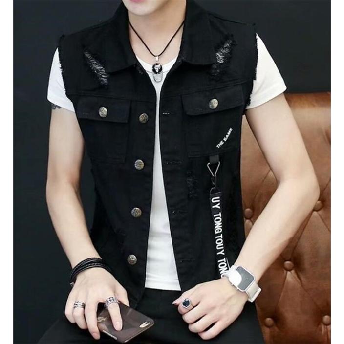 ベスト メンズ ジレベスト デニム 夏 紳士 ホスト カジュアル 個性的 サマージャケット 薄手 大きいサイズ ノースリーブ 父の日 Deux2978 Deux 通販 Yahoo ショッピング