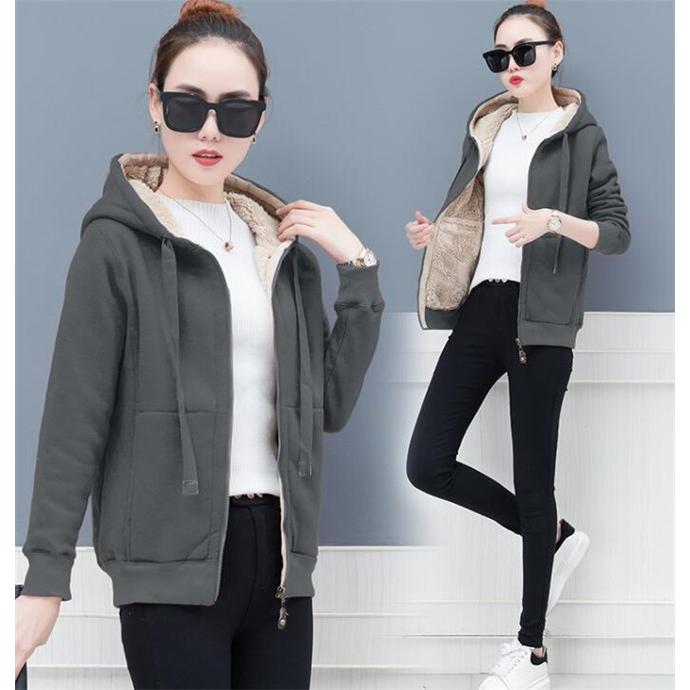 パーカー レディース 厚手 裏ボア 裏起毛 トレーナー 秋 冬 前開け カジュアル 19 カットソー 代 30代 40代 Jl319 Deux 通販 Yahoo ショッピング