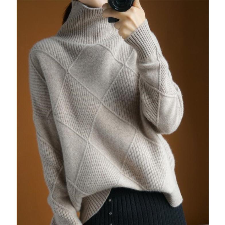カシミヤ セーター プルオーバー レディース 厚手 ニット ハイネック 冬 ニットソー カジュアル トップス ニットウエア Jl354 Deux 通販 Yahoo ショッピング