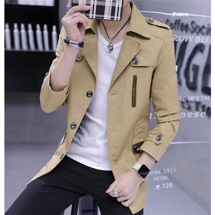 最新人気 トレンチコート メンズ スプリングコート ビジネスコート ジャケット アウター コート 細身 紳士 秋