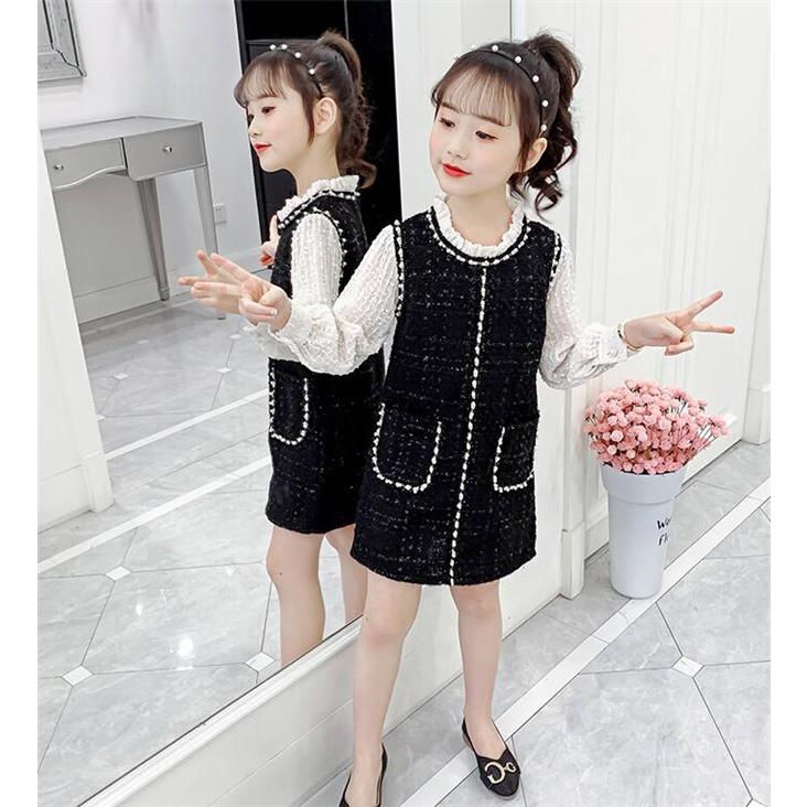 ワンピース キッズ 女の子 長袖 フォーマル 洋服 ガールズ 長袖ワンピース 子供服 秋服 冬 ジュニア One Deux 通販 Yahoo ショッピング