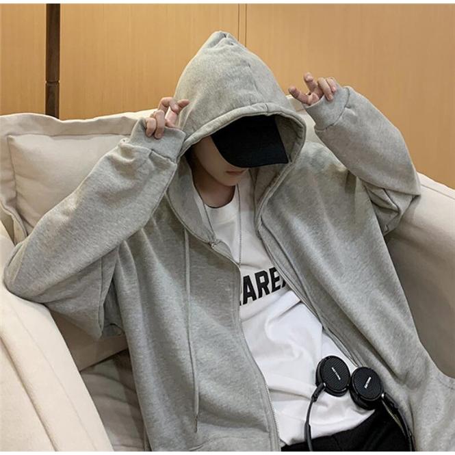 パーカー メンズ カジュアル ジップアップ 前開け 個性 フード トレーナー 秋 春 ファスナー One Deux 通販 Yahoo ショッピング