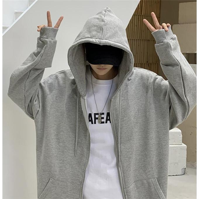 パーカー メンズ カジュアル ジップアップ 前開け 個性 フード トレーナー 秋 春 ファスナー One Deux 通販 Yahoo ショッピング