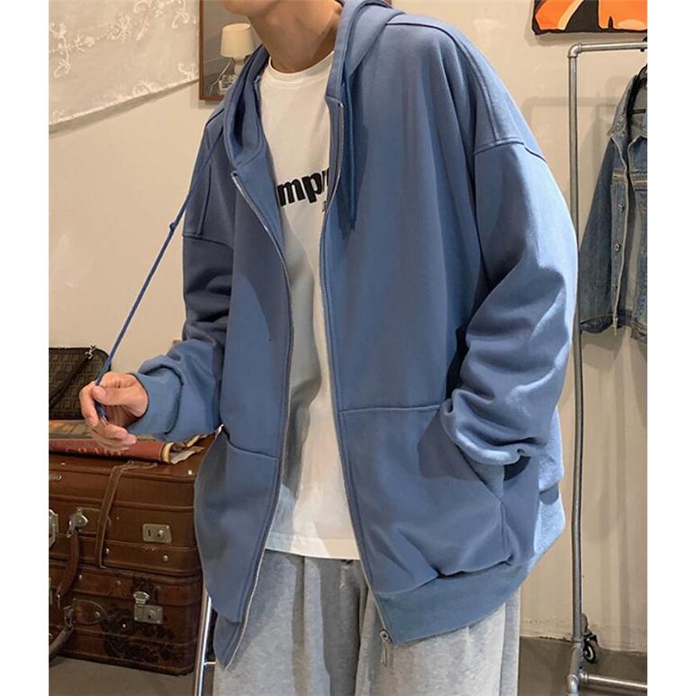 パーカー メンズ カジュアル ジップアップ 前開け 個性 フード トレーナー 秋 春 ファスナー One Deux 通販 Yahoo ショッピング