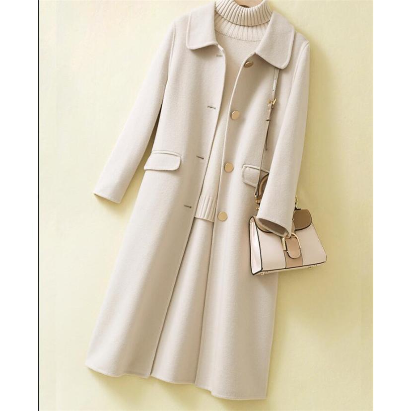 カシミヤコート レディース スーパーロングコート コート 冬 通勤 ロング丈 ステンカラート カシミヤ スプリング One008 Deux 通販 Yahoo ショッピング