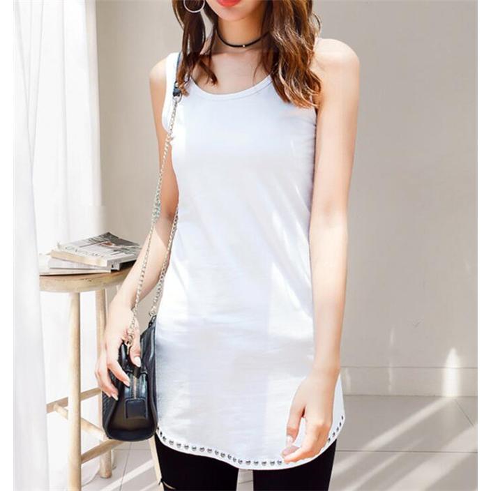 タンクトップ レディース キャミソール 重ね着風 インナー ロング 白 レイヤード キャミタンク ｔシャツ ルームウェア One Deux 通販 Yahoo ショッピング