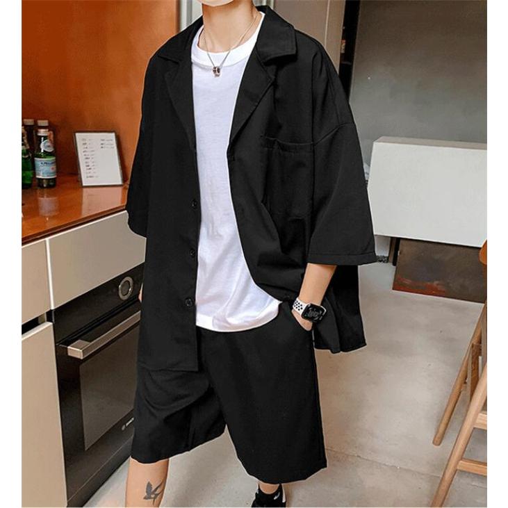 テーラードジャケット メンズ サマージャケット 半袖 薄手 夏 2点セット ショートパンツ 半袖ジャケット :one02807:DEUX - 通販 -  Yahoo!ショッピング