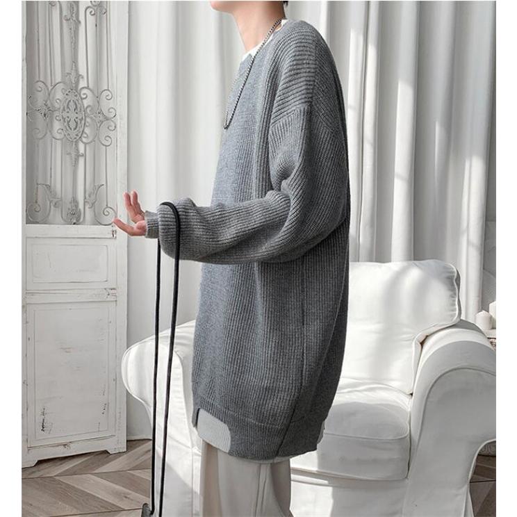 ニット メンズ セーター 重ね着風 プルオーバー トップス メンズニット カジュアル 秋 冬 長袖 ユニセックス One Deux 通販 Yahoo ショッピング