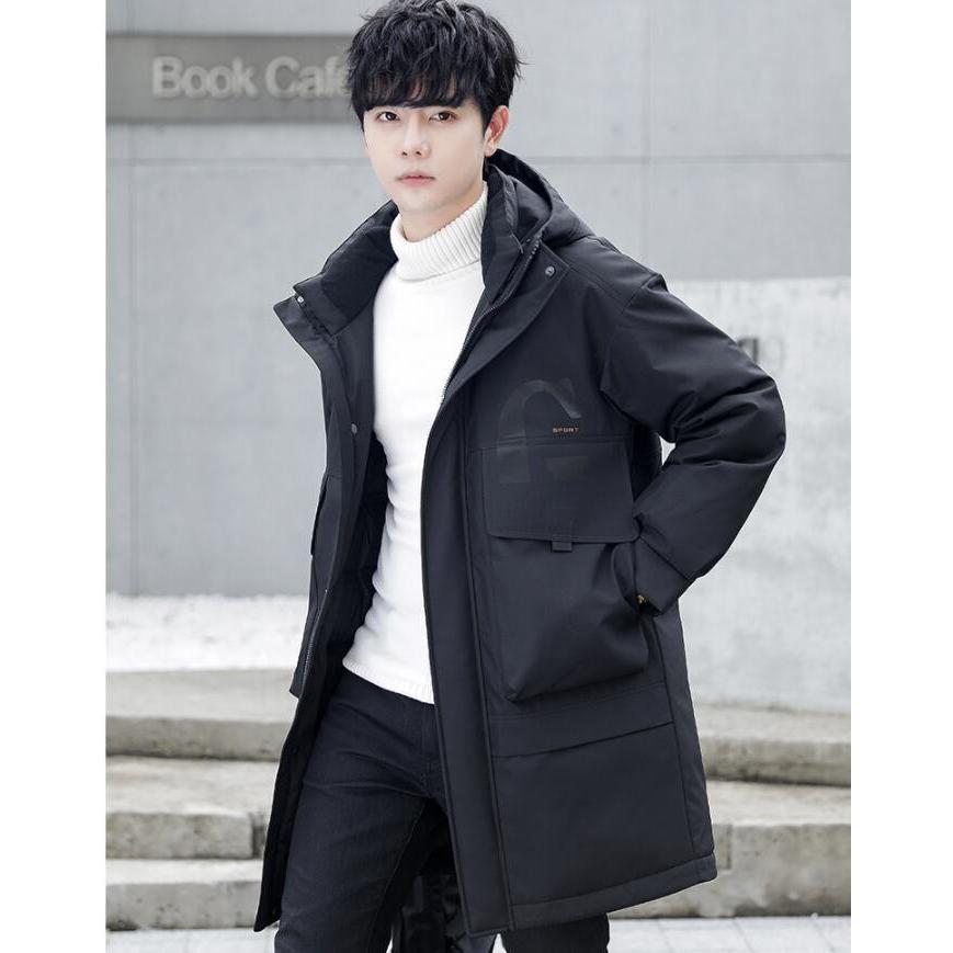 売れ筋新商品 メンズ ダウンコート フード付き 防風 防寒服 冬 コート 暖かい 厚手 ダウン ロングコート ダウンジャケット フード付き メンズ ダウンコート ダウンジャケット コート アウター Hermandad Estrella Org
