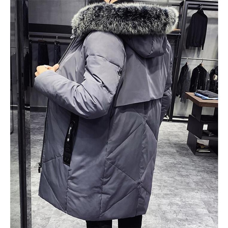 売れ筋新商品 ベンチコート メンズ ダウンコート ファー付き 防風 防寒服 冬 コート ダウン ロングダウンコート フード付き ロングコート ベンチコート メンズ ダウンコート フード付き コート アウター