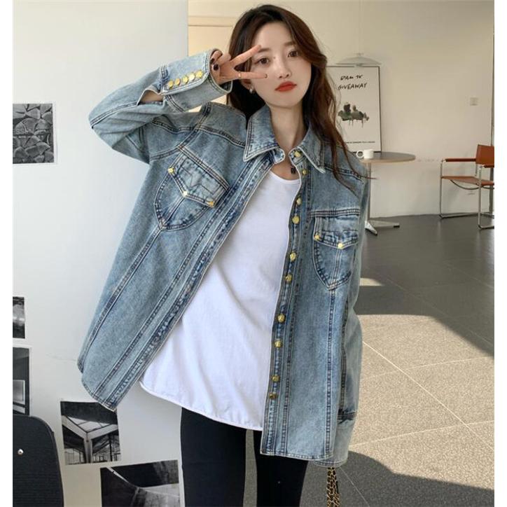 超激得sale ジャケット レディース デニム シャツ アウター Gジャン 洋服 デニムジャケット 春服 コート カジュアル 代 30代 40代 50代 G Grafiti Si