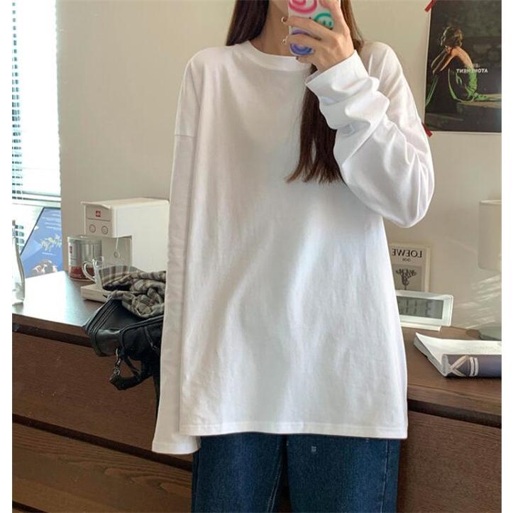 Tシャツ レディース 長袖 インナー カットソー ブラウス ゆる 着痩せ トップス カジュアル 春服 One Deux 通販 Yahoo ショッピング