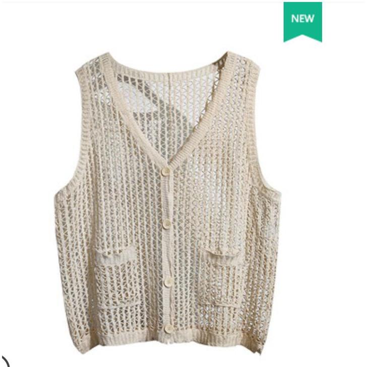 ベスト レディース ニット サマーベスト 彫り サマーニット メッシュ 透けし おしゃれ ノースリーブ 薄手 One Deux 通販 Yahoo ショッピング