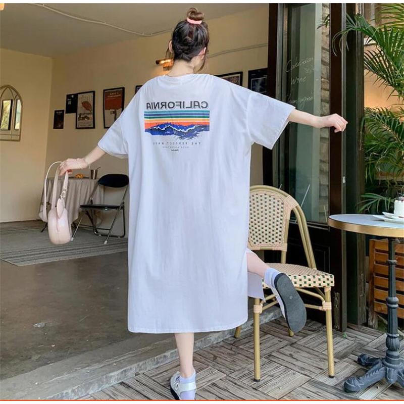 中古 ロングtシャツ ワンピース 大きいサイズ レディース Tシャツ ルームウェア マキシ丈 ティーシャツ ロングワンピース 半袖 体型カバー Simbcity Net