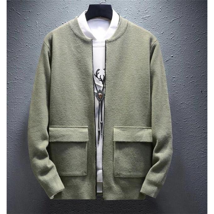 カーディガン メンズ ショート ニットジャケット トップス カジュアル メンズファッション アウター 19 秋 冬 Xl1819 Deux 通販 Yahoo ショッピング