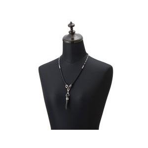Dolce & Gabbana シルバー ネックレス Dolce & Gabbana*ロゴペンダント付シルバーチェーンネックレス