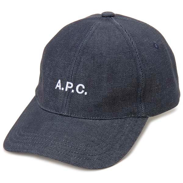【美品】A.P.C. デニム キャップ サイズ56 A.P.C.（アーペーセー） キャップ デニム 56cm COCSXM24069-IAI-56