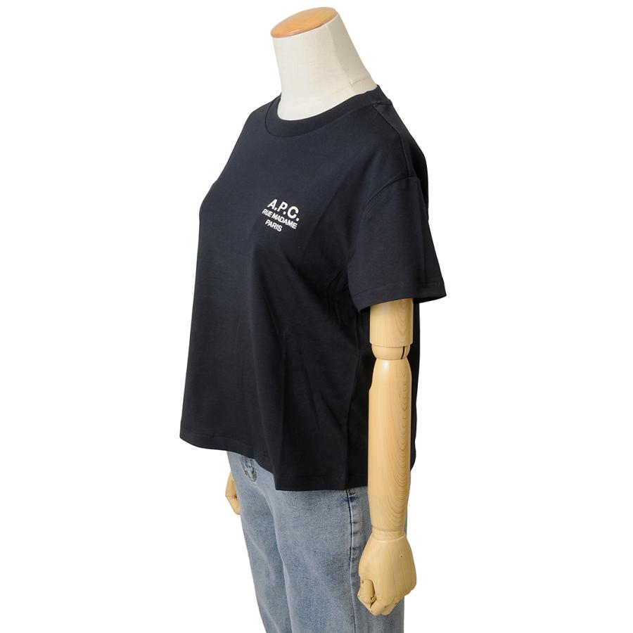 ブランドセール A.P.C. アーペーセー Tシャツ レディース ダークネイビー COHBMF26389 TIQの画像