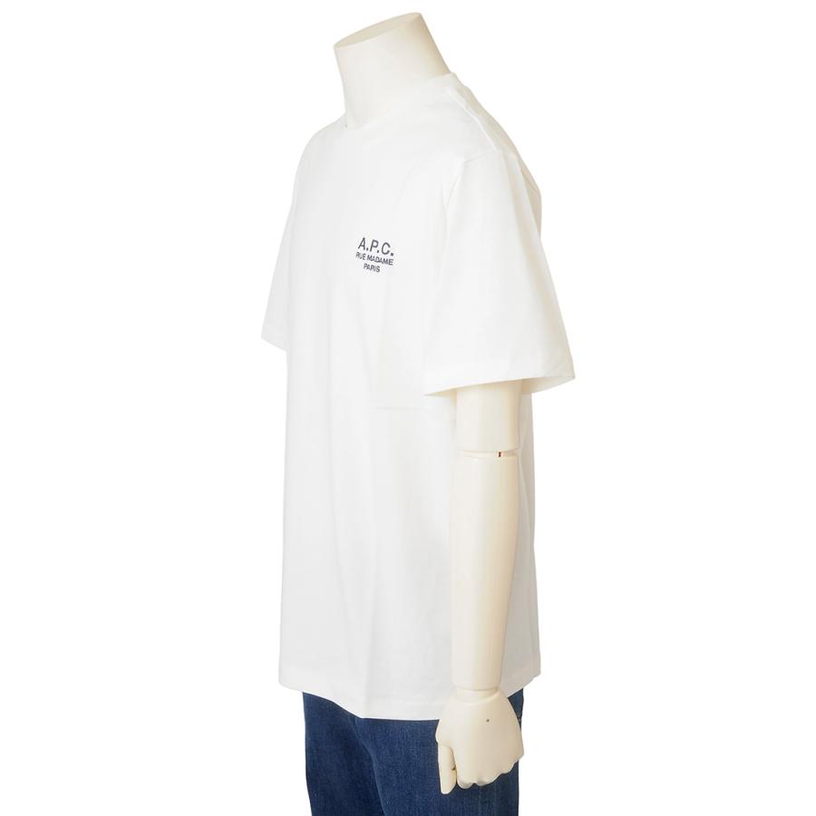 ブランドセール アーペーセー A.P.C. Tシャツ メンズ レディース ユニセックス ホワイト COHBUM26388 TAE T-SHIRTの画像
