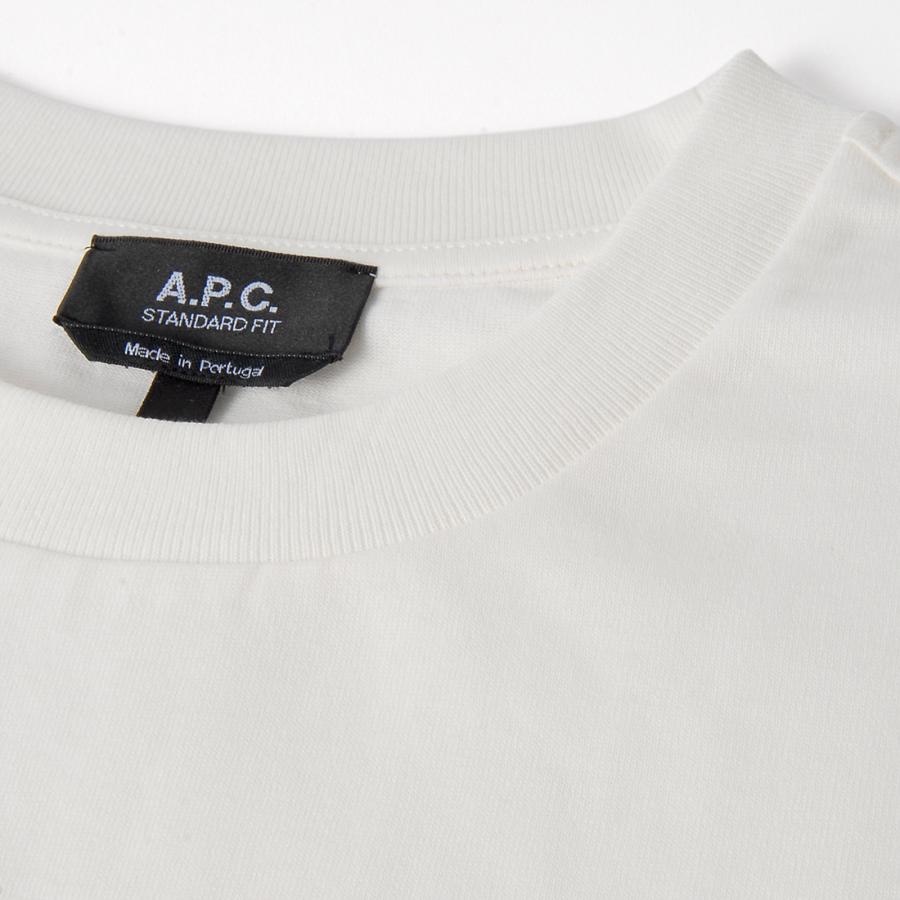 ブランドセール アーペーセー A.P.C. Tシャツ メンズ レディース ユニセックス ホワイト COHBUM26388 TAE T-SHIRTの画像
