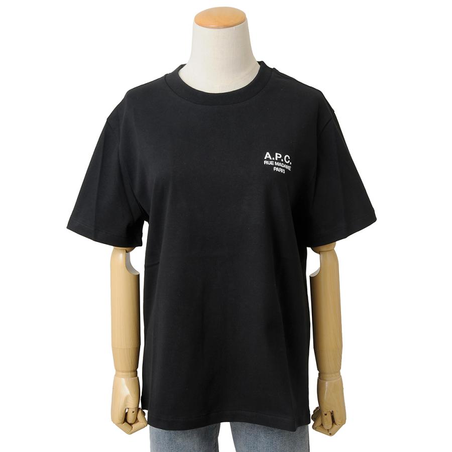 ブランドセール アーペーセー A.P.C. Tシャツ メンズ レディース ユニセックス ブラック COHBUM26388 TZC T-SHIRTの画像