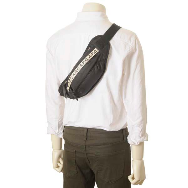 A.P.C.（アーペーセー） ボディバッグ メンズ レディース ブラック 黒